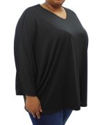 Ladies Plain Batwing Top - Image 3