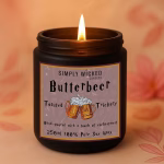 Simply Wicked ButterBeer 250ml Soy Candle