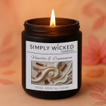 Simply Wicked Vanilla & Cinnamon 250ml Soy Candle