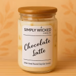 Simply Wicked White Chocolate Latté 340ml Soy Candle
