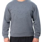 Mens Embossed Fleece Track Top