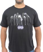 Mens Printed Microphone Tee