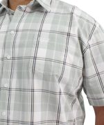 Mens Short Sleeve Check Shirt - Image 3