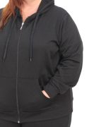 Ladies Plain Hoody - Image 3