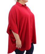 Ladies Plain Collar Button Kaftan - Image 4