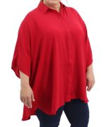 Ladies Plain Collar Button Kaftan - Image 3