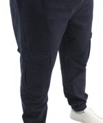 Mens Elasticated Cargo Pants - Image 4