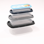 4Pc Plastic Container Set- Oval - Image 2