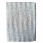 Sheer Taped Unlined Curtain- Thin Stripe - Image 2