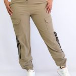 Athleisure Cuffed Nylon Joggers