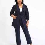 Ladies Suit Blazer- Navy