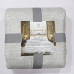 TEXTURED HORROCKSES 3 PIECE QUILT SET 240 x 260 cm – King XL