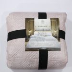 TEXTURED HORROCKSES 3 PIECE QUILT SET 240 x 260 cm – King XL - Image 2