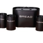 KITCHEN BREAD BIN SET RH ENZO WITH 3PC CANISTER SE