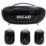 BREAD BIN 4PC SET PRIMO COLLECTION ROYAL HOMEWARE