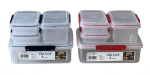 4Pc Plastic Clip Lock Container Set - Image 3
