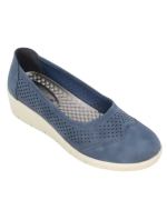 Ladies Cushion Walk Casual Closed Wedge - Image 2