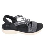 Ladies Savoy TMT Strappy Elasticated Mule