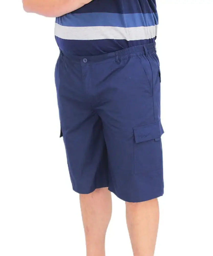 mens-peached-cargo-shorts-242.jpg Mens Peached Cargo Shorts - Image 1