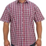 Mens Short Sleeve Check Shirt